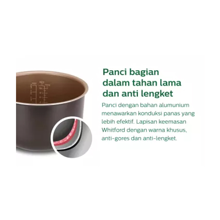 Philips Rice Cooker 5 Liter - HD2136/65